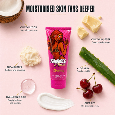 Tanned & Toxic Tanning Accelerator Lotion