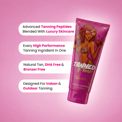 Tanned & Toxic Tanning Accelerator Lotion