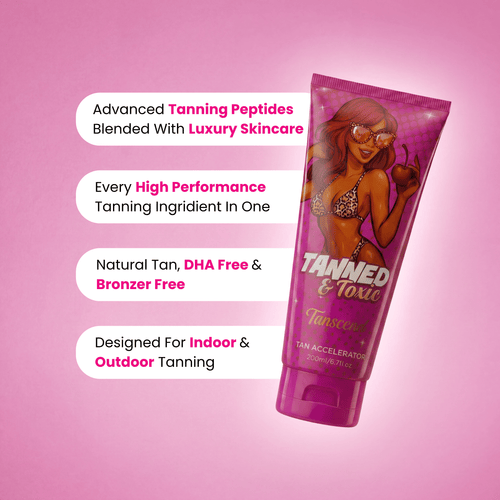 Tanned & Toxic Tanning Accelerator Lotion